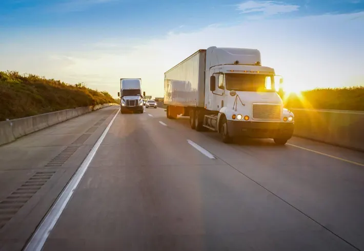 A AWOL TRANSPORTATION driver at the receiving door